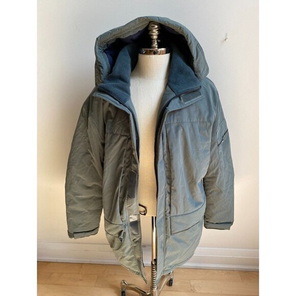 𝅺SELECTED Homme BNWOT Mens Green "Franz" Parka XXL New Removable Hood - Picture 2 of 12